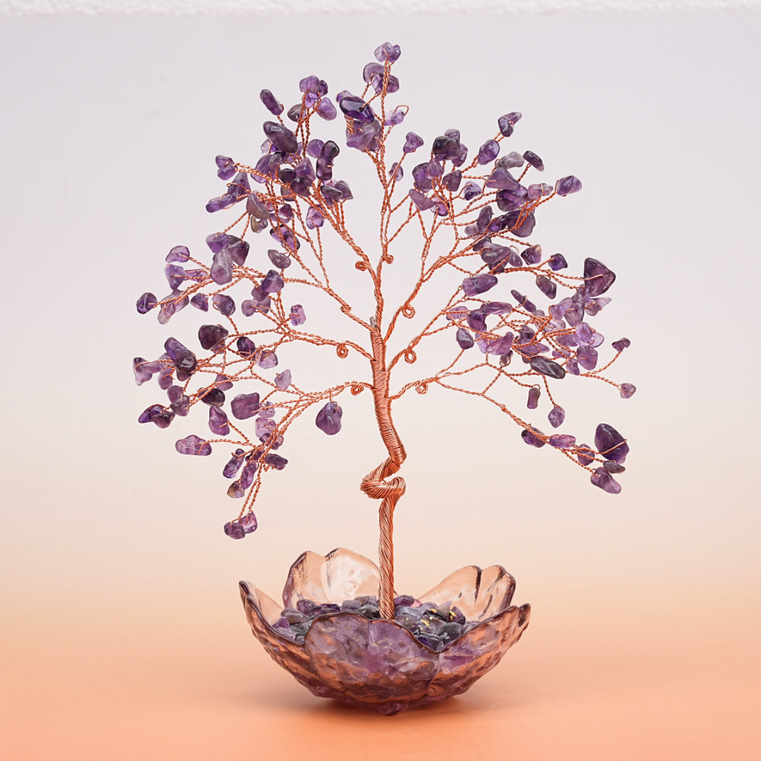 Arbre de Vie en Pierres Naturelles – Joyau Cristallin