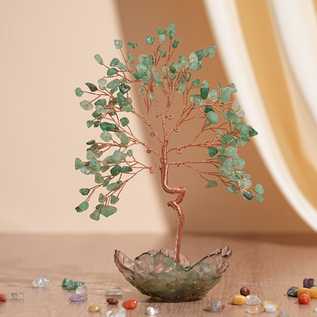 Arbre de Vie en Pierres Naturelles – Joyau Cristallin