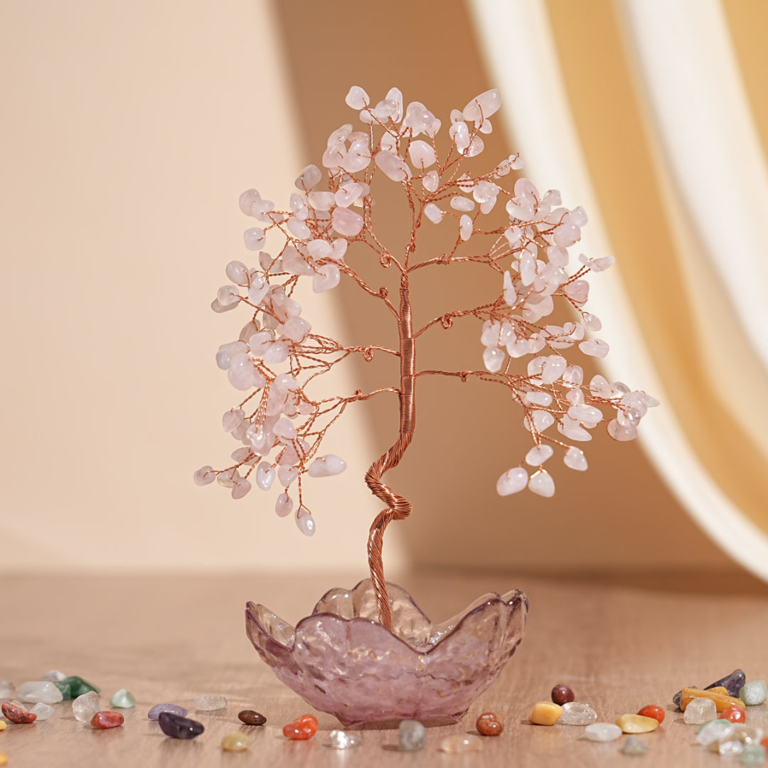 Arbre de Vie en Pierres Naturelles – Joyau Cristallin