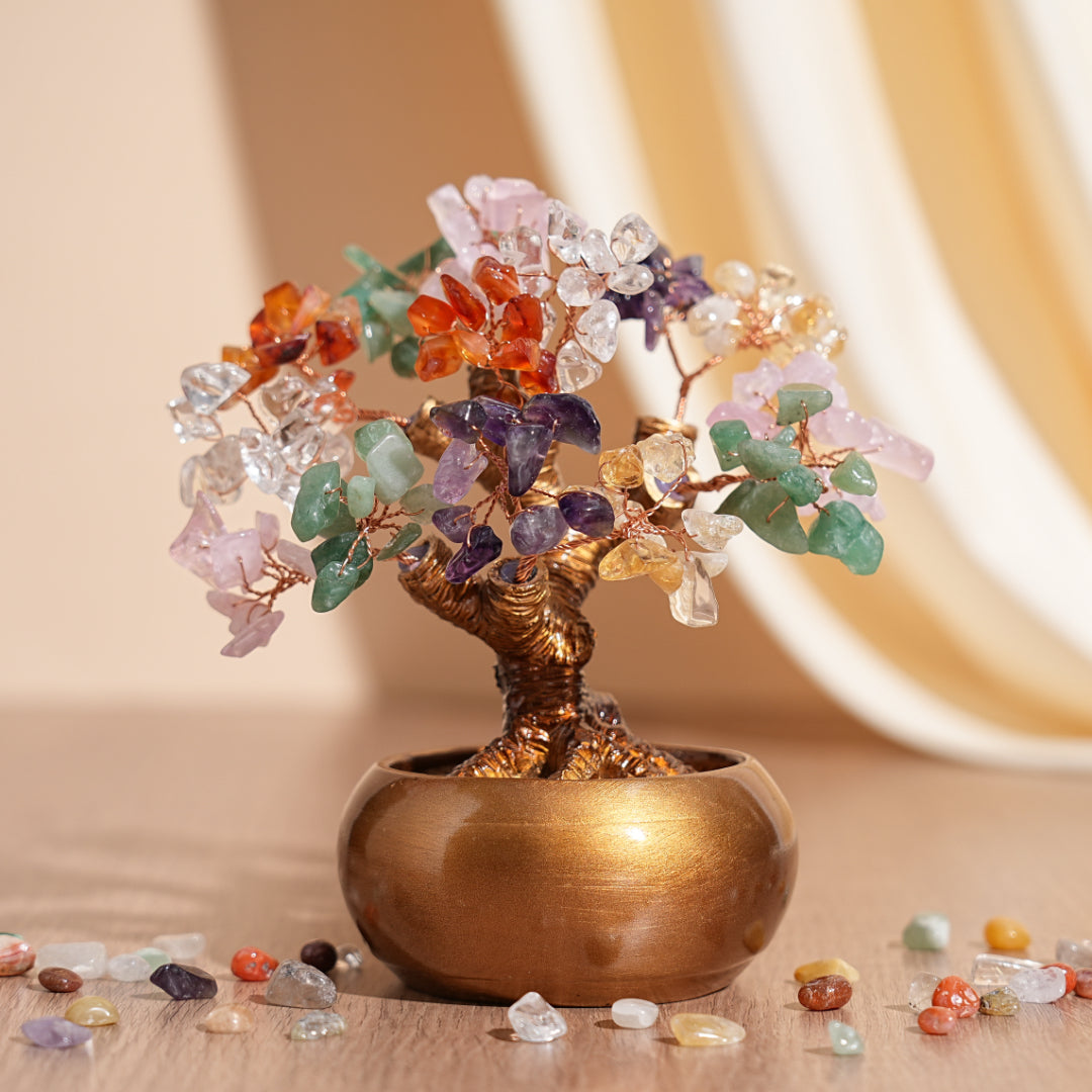 Arbre de Vie en Pierres Naturelles – Trésor Énergétique