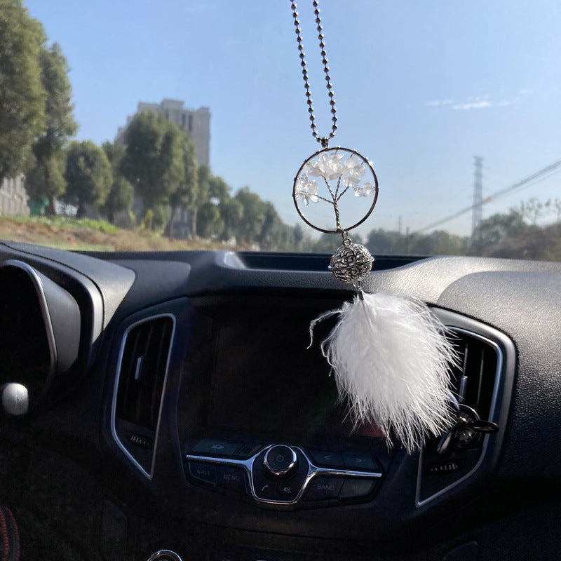 Dreamcatcher Tree of Life "Happiness" in Natural Stones Moment ici