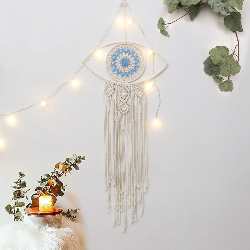Macramé Dreamcatcher 'Guardian' with Evil Eye Moment Ici