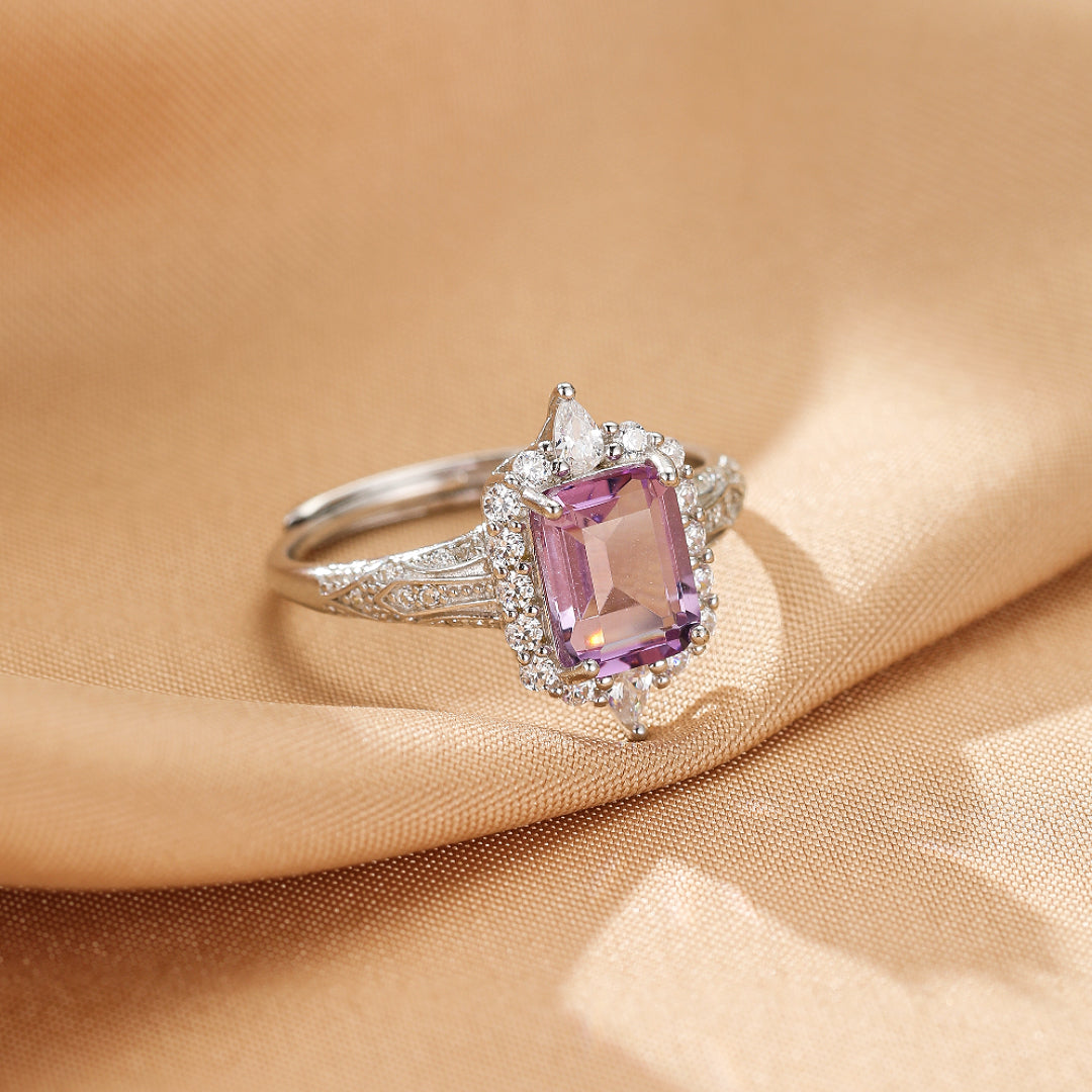 Bague Améthyste – Héritage Royal, Argent