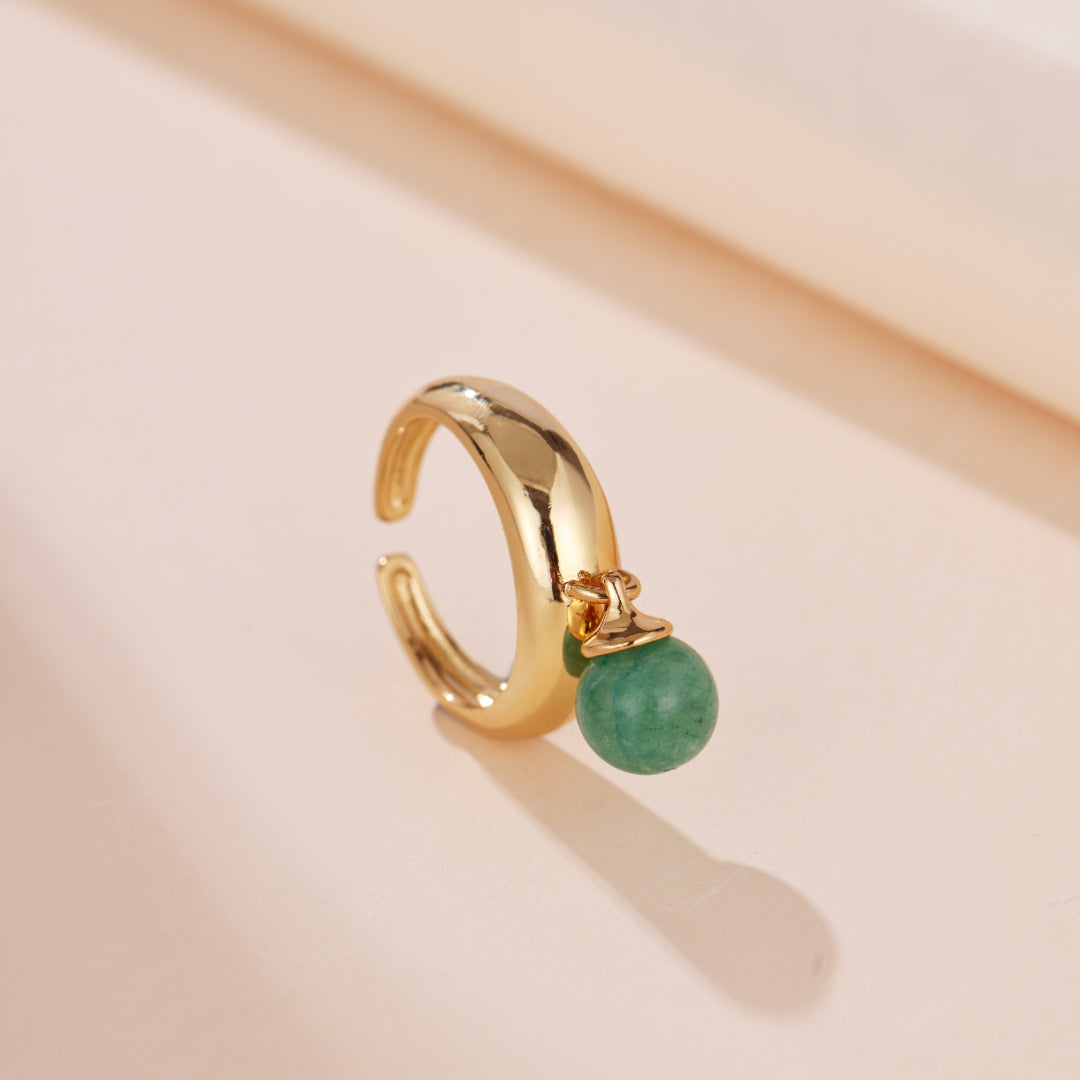 Bague Aventurine – Goutte de Sérénité