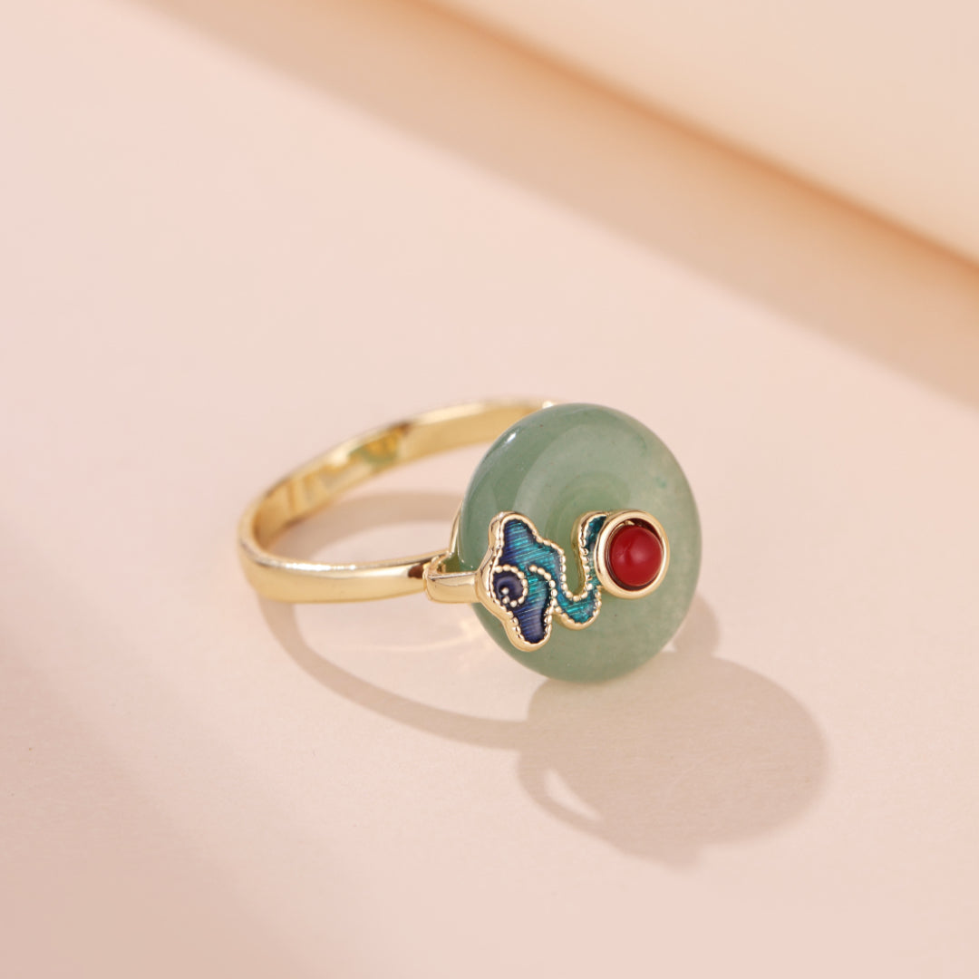 Bague Aventurine – Nuage Céleste