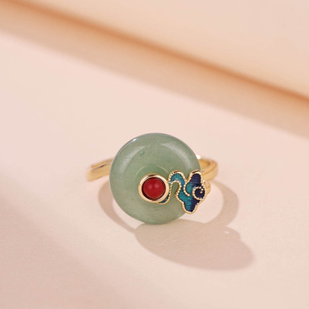 Bague Aventurine – Nuage Céleste