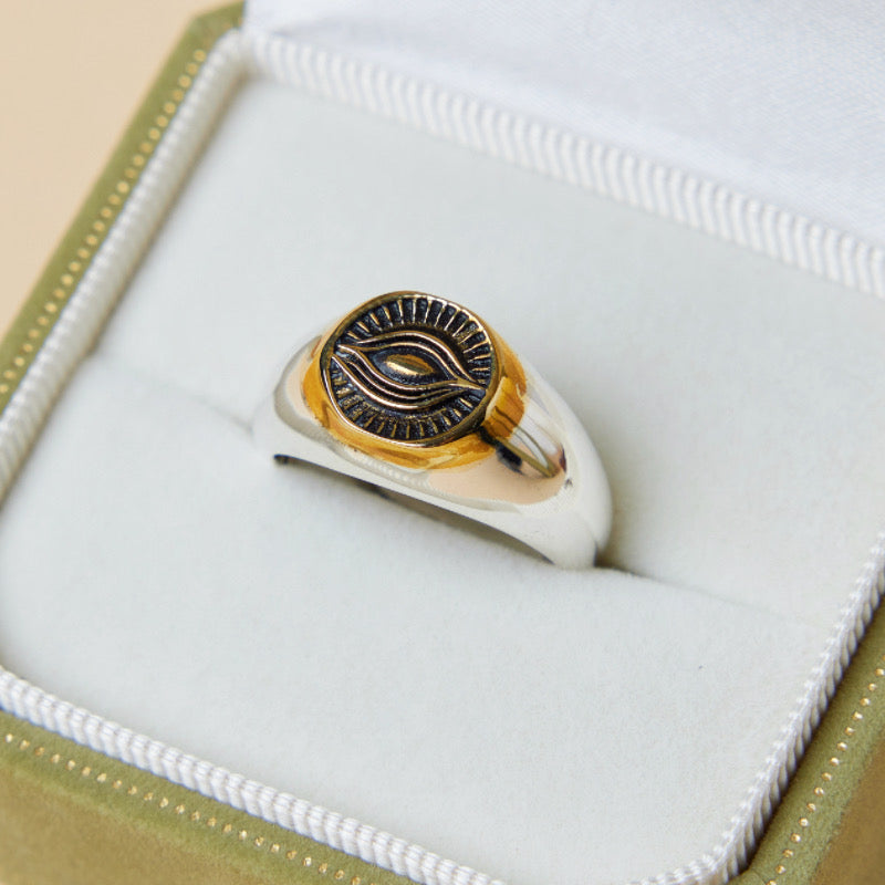 Men's Ring – Evil Eye, Silver
