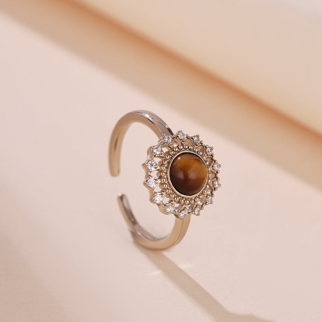 Bague Œil de Tigre – Aura Solaire