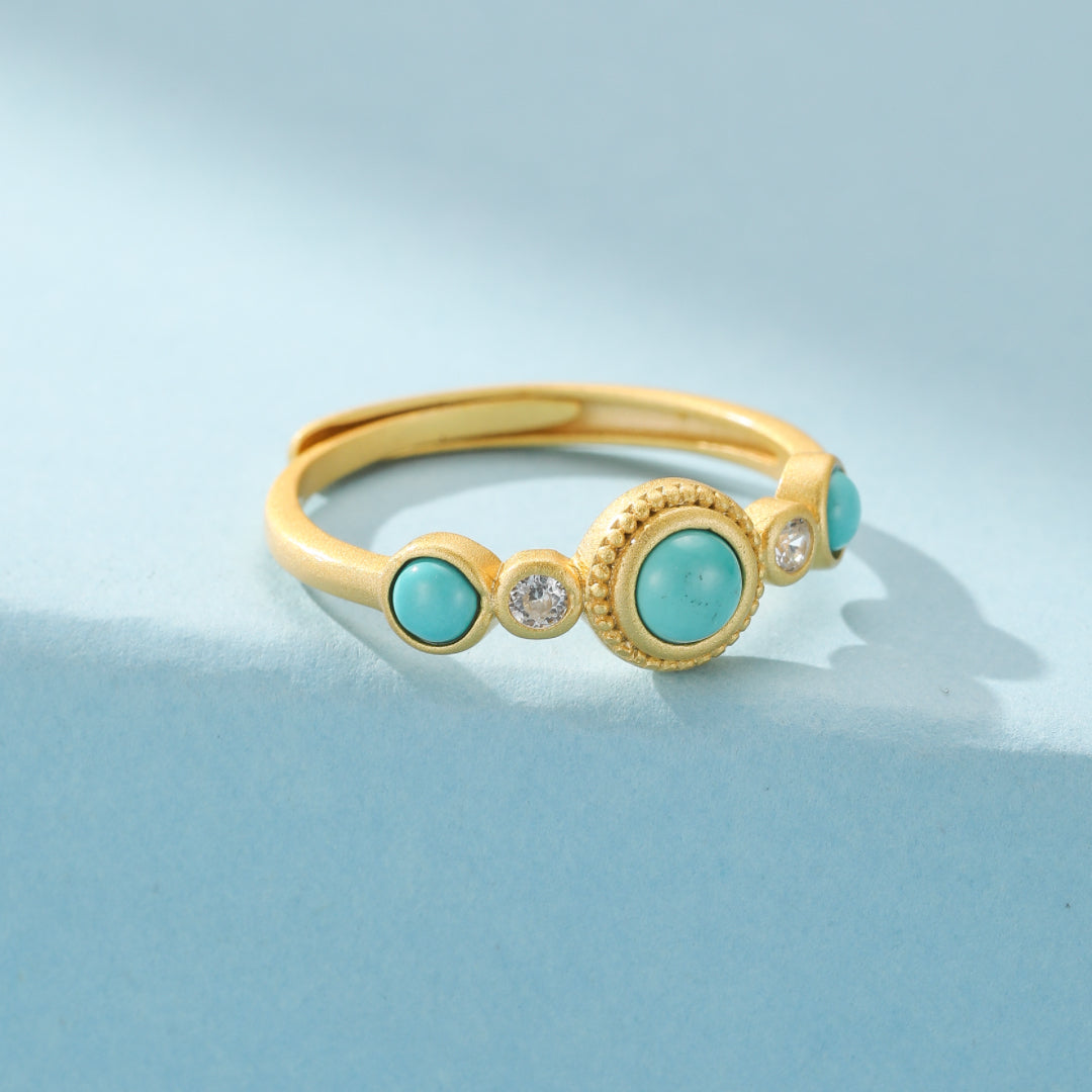 Bague Turquoise – Mirage Éternel, Argent