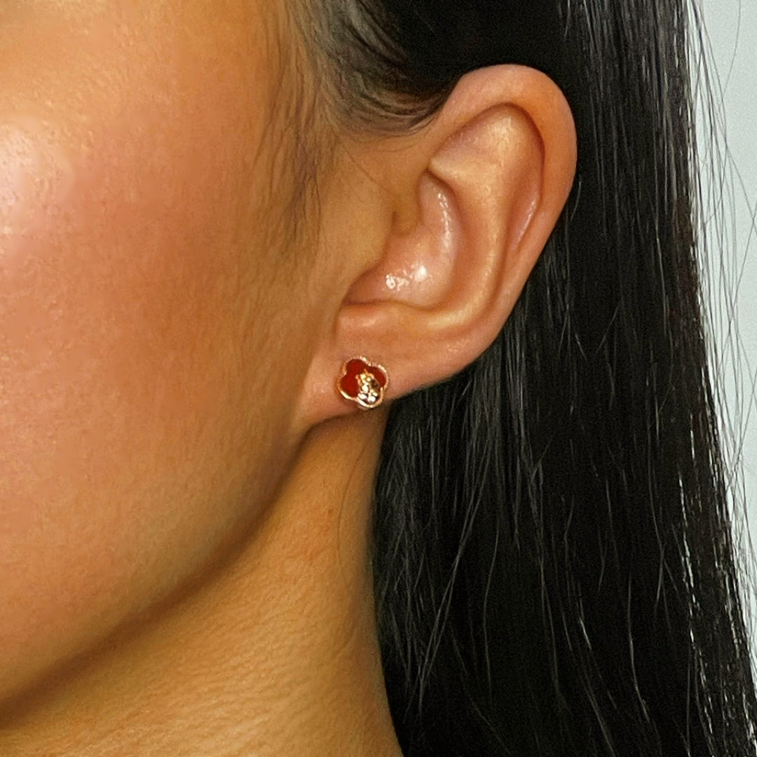 Horse Earrings – Free Spirit, Rose Gold Plated Silver