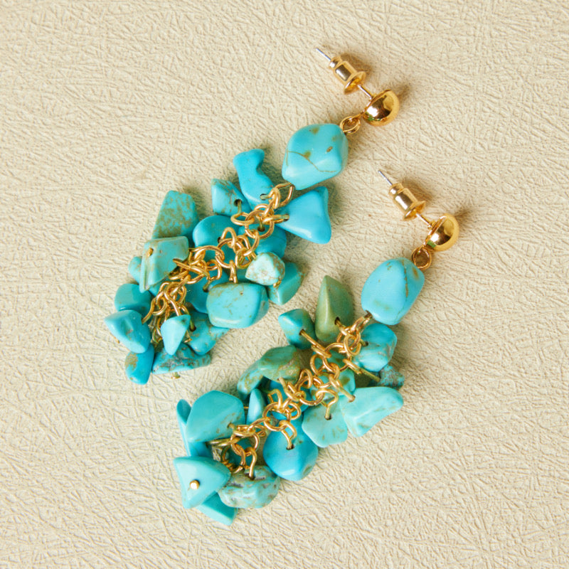 Turquoise Earrings – Sunny Sparkle