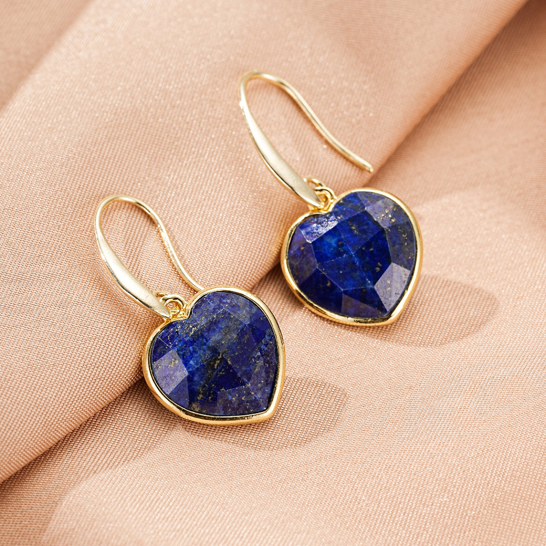 Amazonite/Lapis Lazuli Earrings – Radiant Softness
