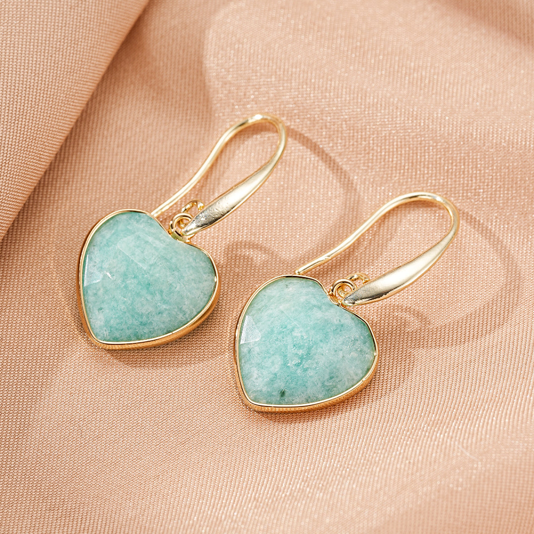 Amazonite/Lapis Lazuli Earrings – Radiant Softness