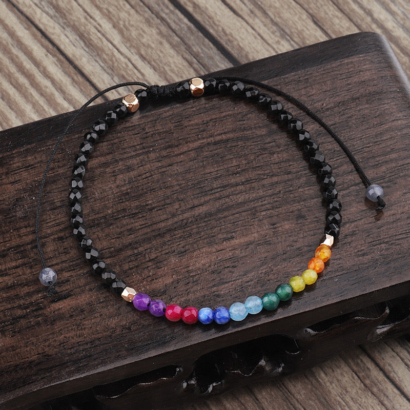 7 Chakras Bracelet – Alignment, Natural Stones