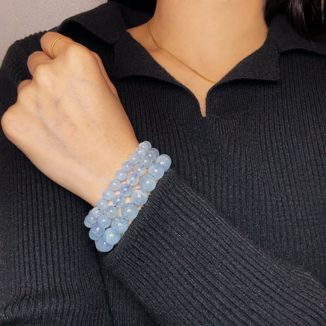 Aquamarine Bracelet – Oceanic Serenity