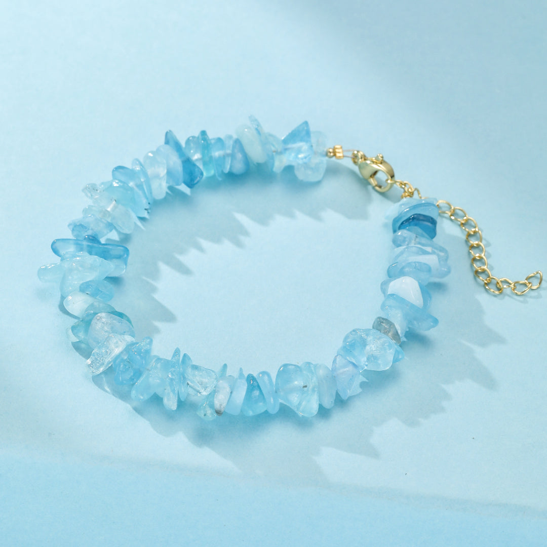 Bracelet Aigue Marine – Trésor des Flots