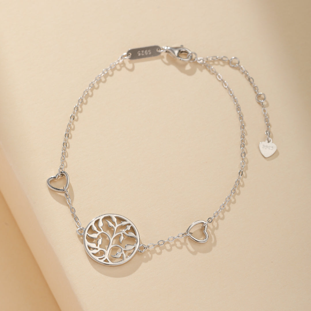 Bracelet Arbre de Vie – Amour et Vitalité, Argent 925