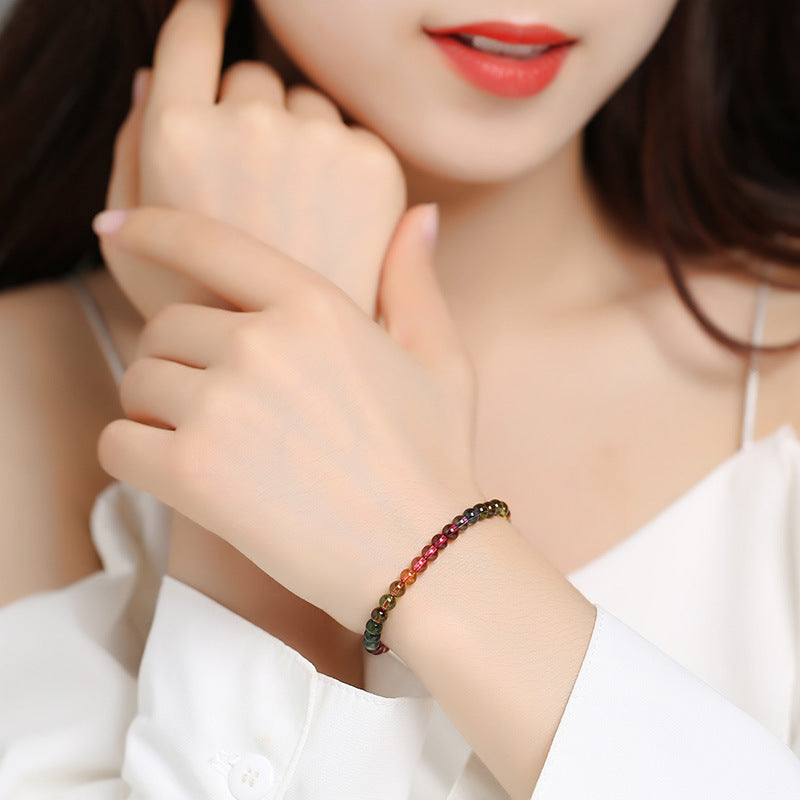 Bracelet "Arc En Ciel" en Tourmaline