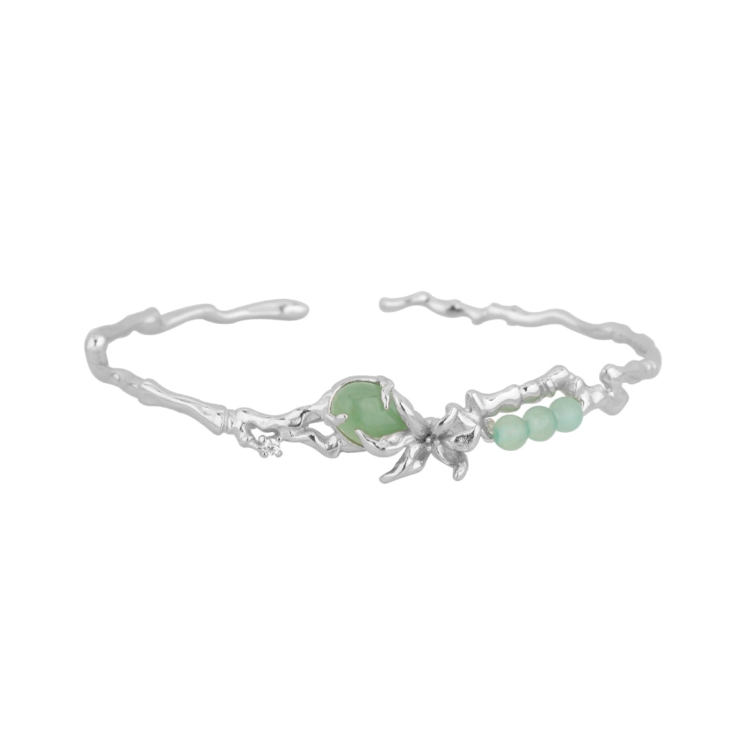 Aventurine Bracelet – Wild Spirit, Silver