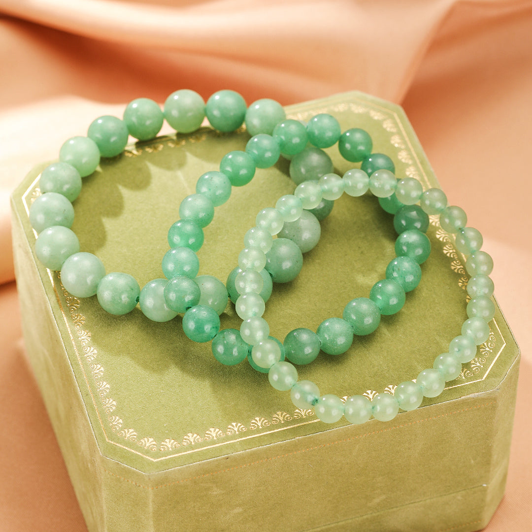 Bracelet Aventurine et Jade – Souffle de Vitalité