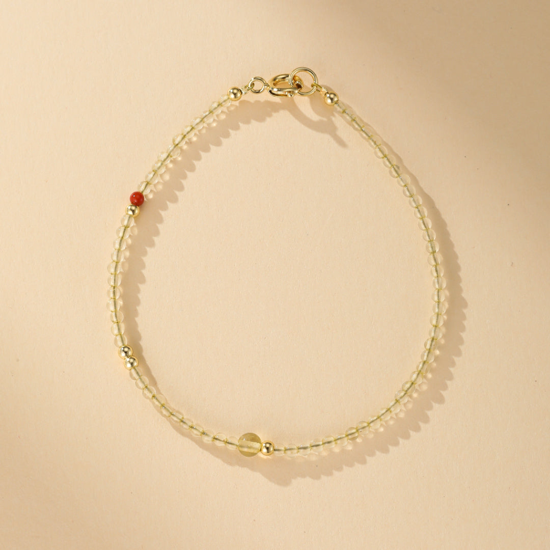 Bracelet Citrine – Lueur de Prospérité