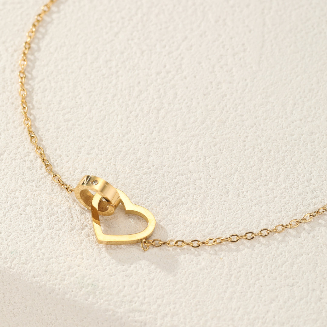 Bracelet de Cheville Cœur – Doux Frisson