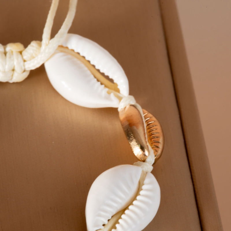 Bracelet de Cheville Coquillage – Perle des Mers