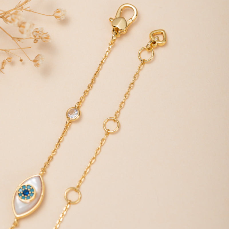 Bracelet de Cheville – Éclat Diabolique, Plaqué Or