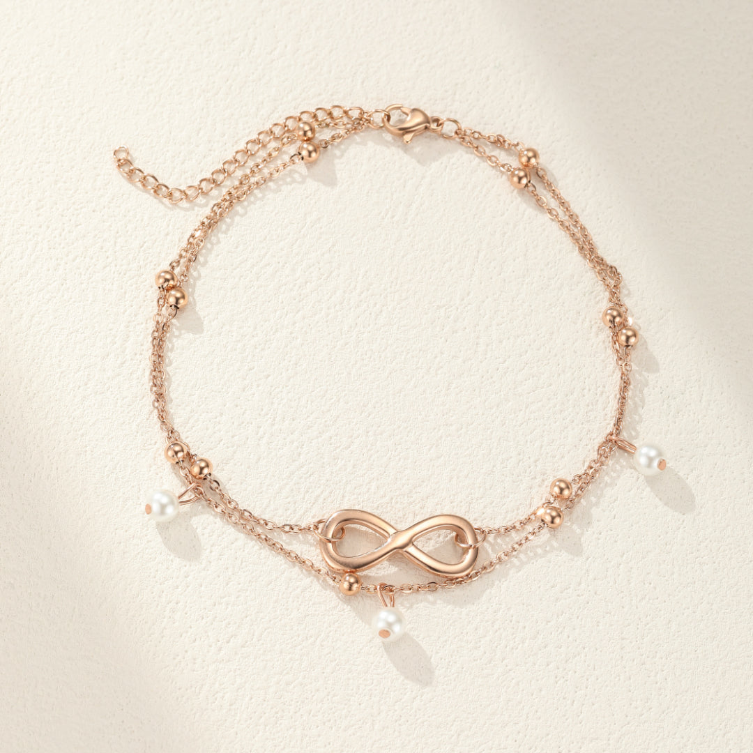 Bracelet De Cheville Perle – Élégance Intemporelle