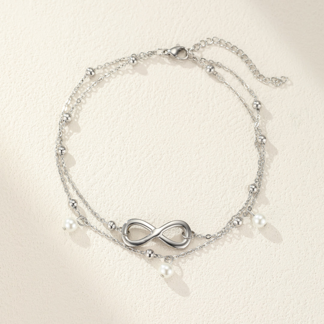 Bracelet De Cheville Perle – Élégance Intemporelle