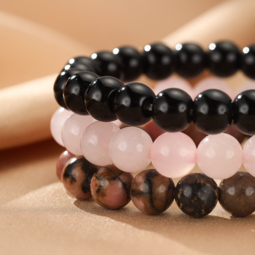 Natural Stone Bracelet - Trio