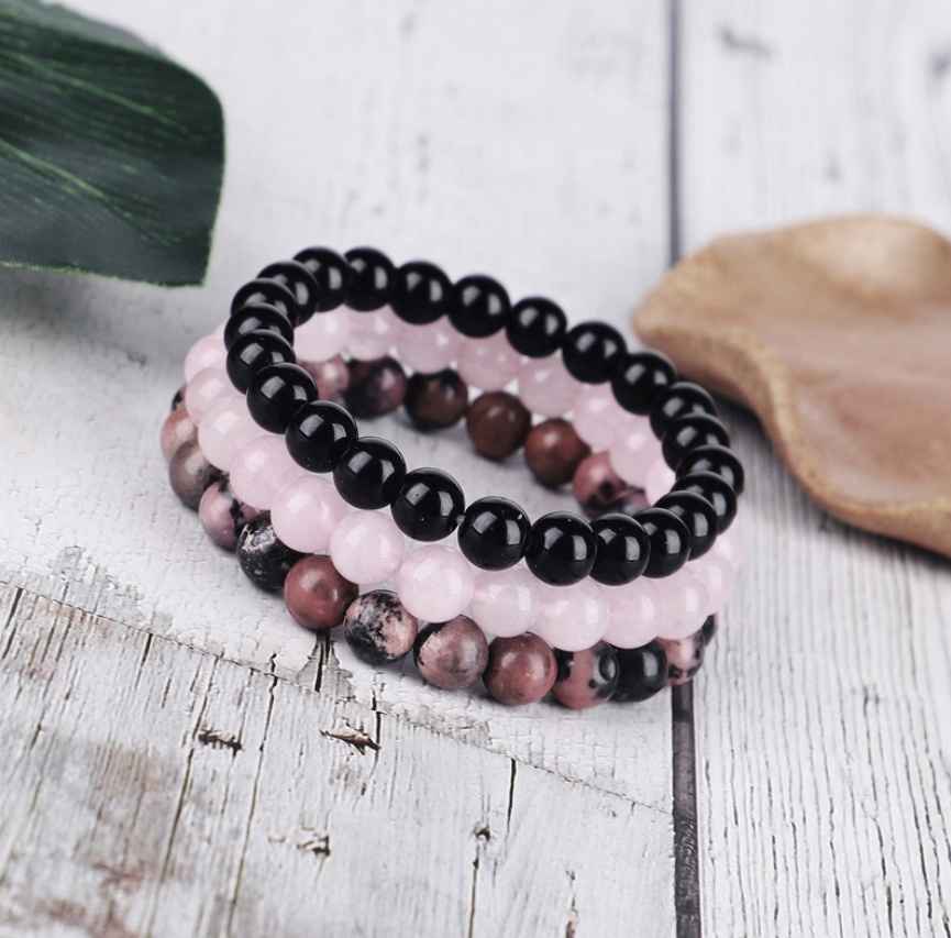 Natural Stone Bracelet - Trio
