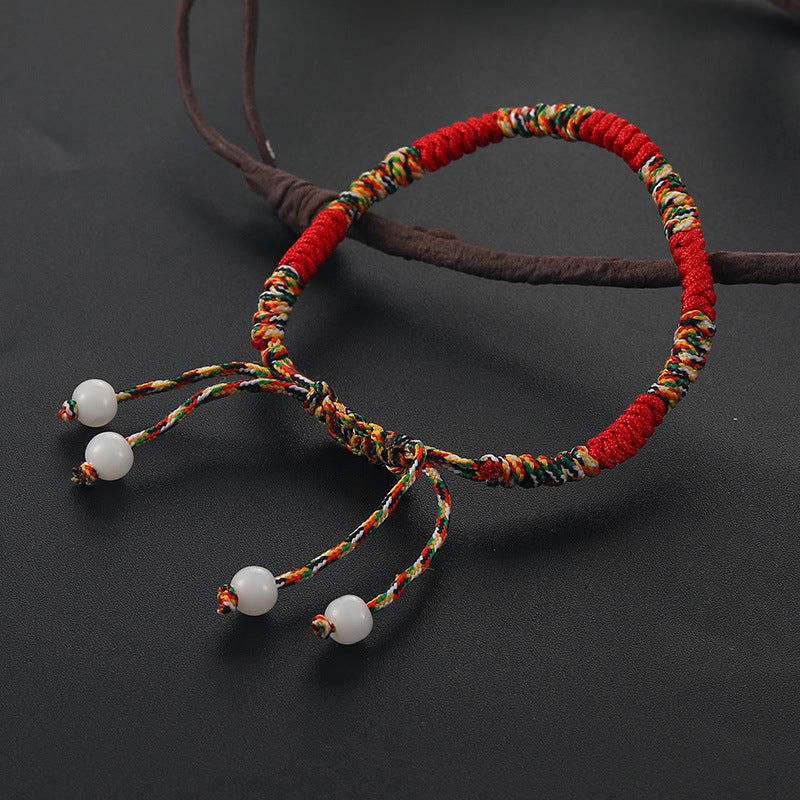 Bracelet Fil Tibétain – Bonheur de Couleur