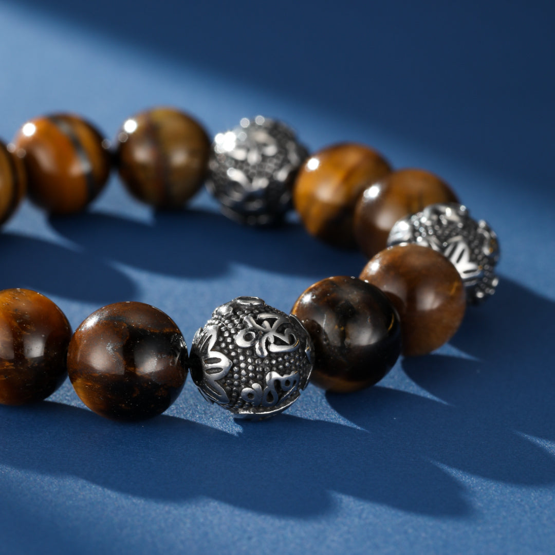 Men's Tiger Eye Bracelet – Sacred Mantras
