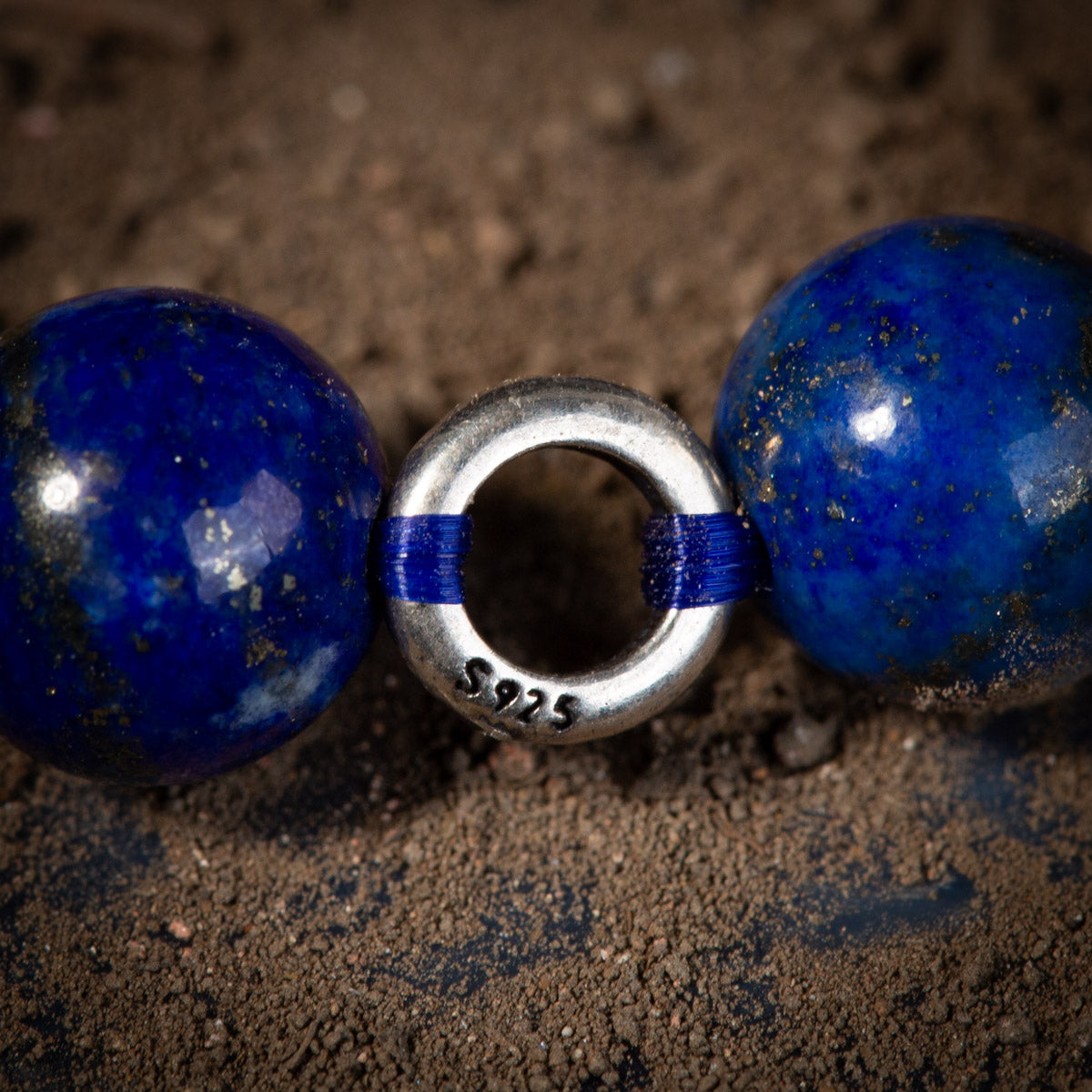 Bracelet Homme Lapis Lazuli – Discretion, Argent 925