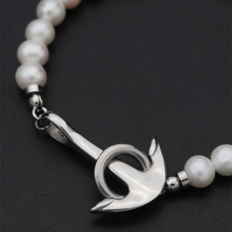 Bracelet Homme Perle – Élégance Marine