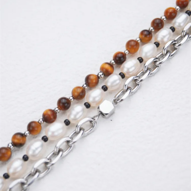 Bracelet Homme Perle – Rythme Naturel