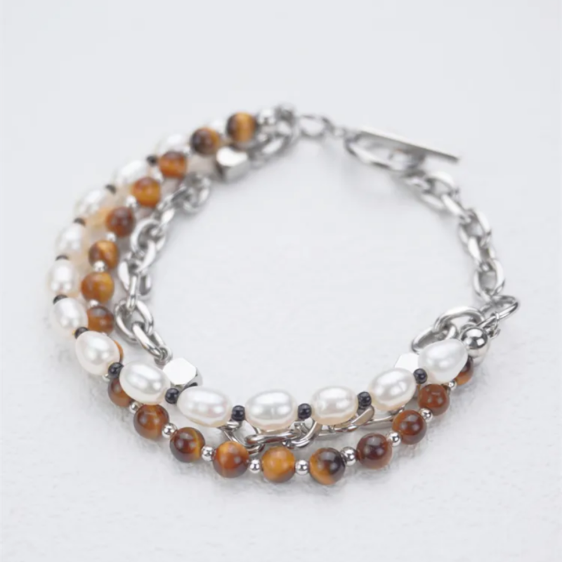 Bracelet Homme Perle – Rythme Naturel