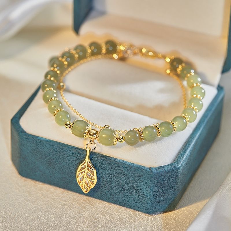 Bracelet Jade – Feuillette d'Orée