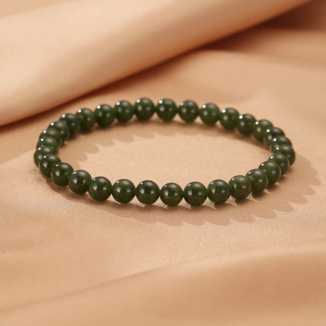 Bracelet Jade Vert – Échos de Sérénité