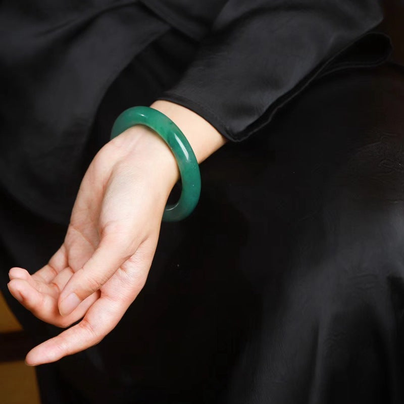 Bracelet Jonc Jade – Éveil Doux