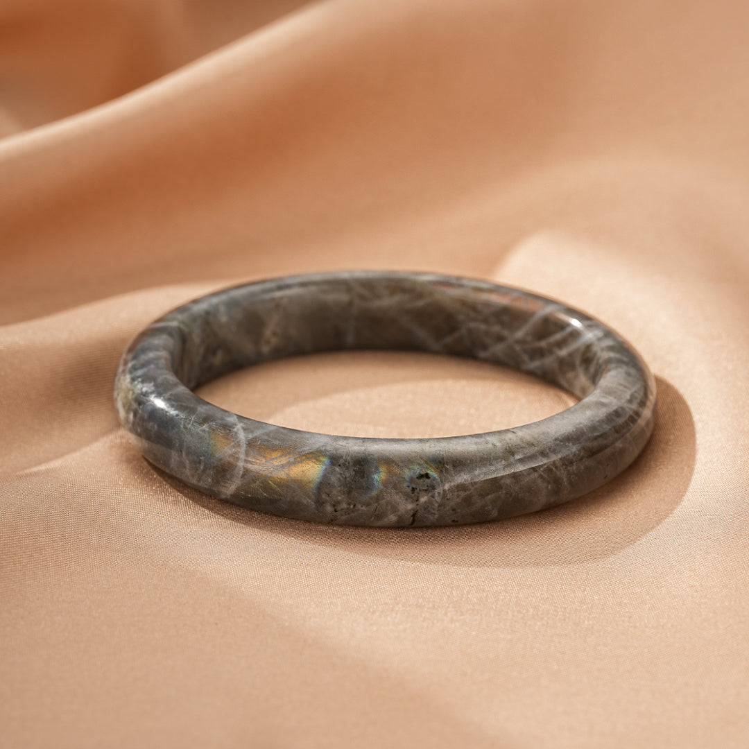 Bracelet Jonc Labradorite – Éveil Intérieur