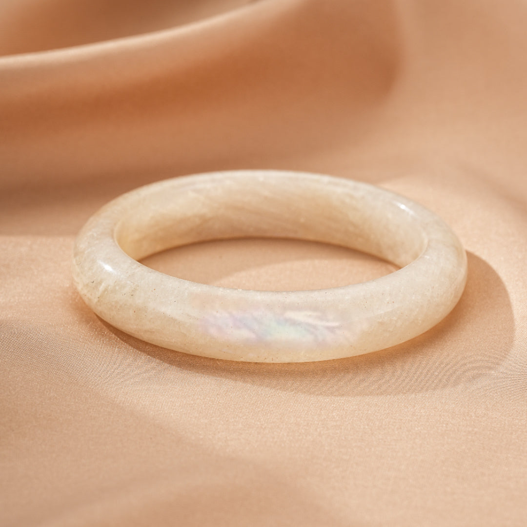 Bracelet Jonc Pierre de Lune – Aura Lunaire