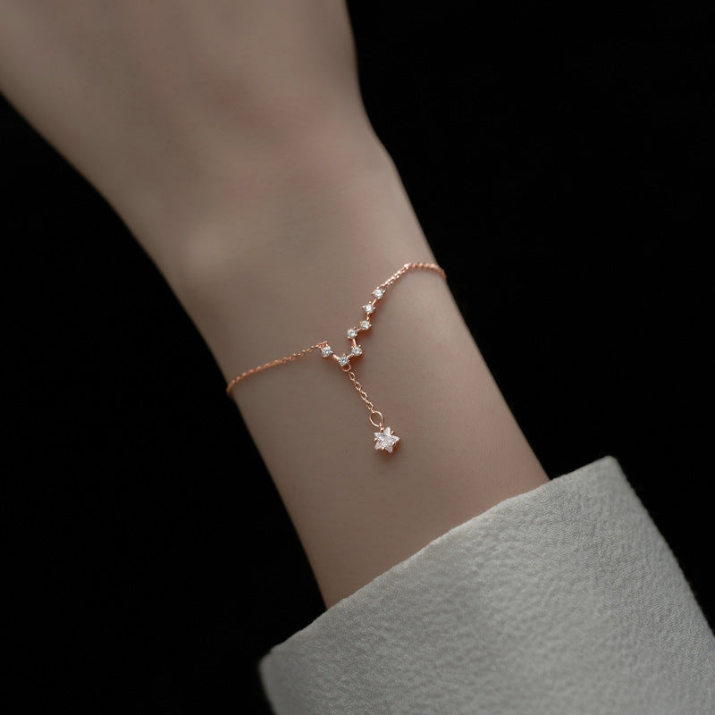 Bracelet Lune et Étoile – Septentrion, Argent 925