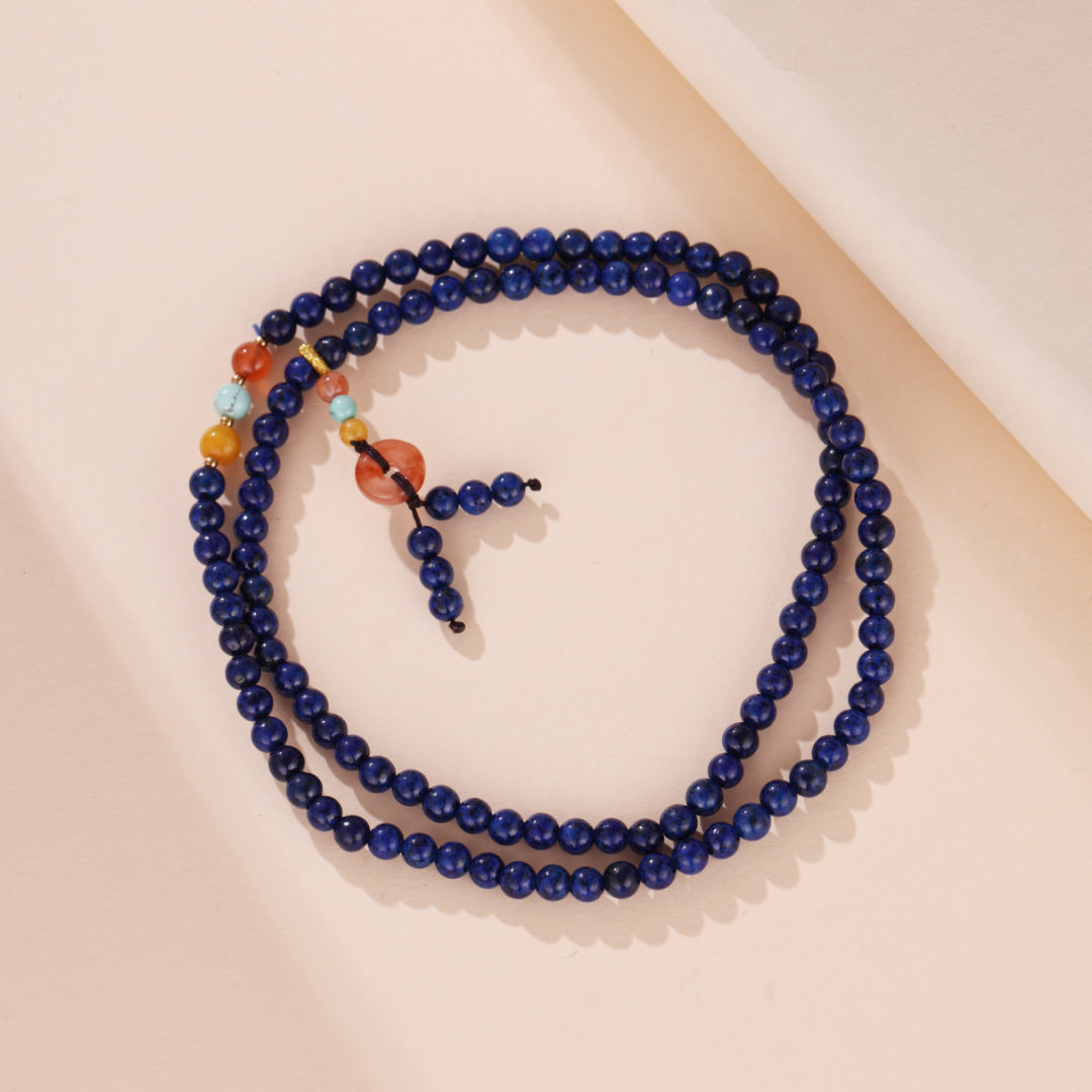 Bracelet Mâlâ Lapis Lazuli – Perfection Spirituelle