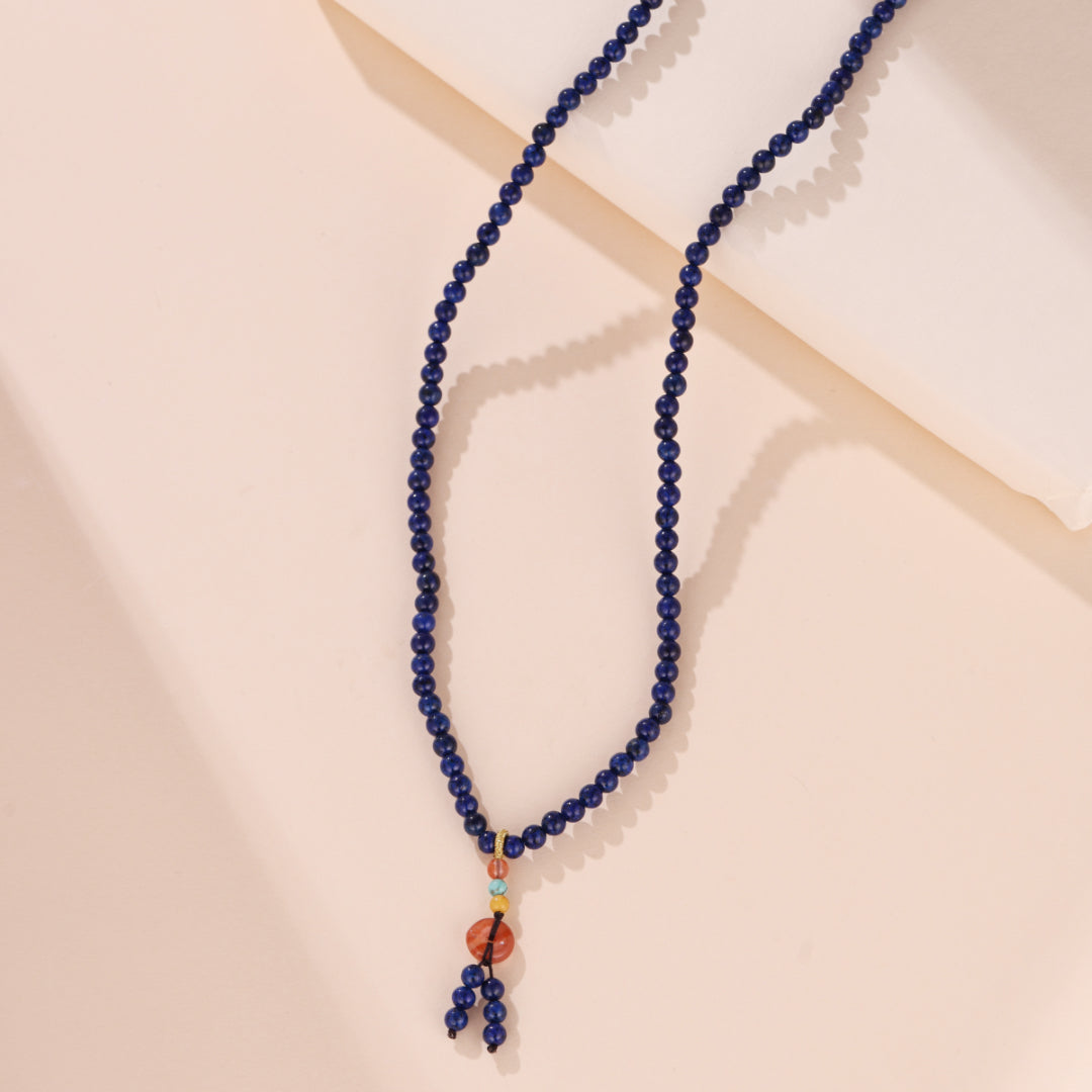 Bracelet Mâlâ Lapis Lazuli – Perfection Spirituelle