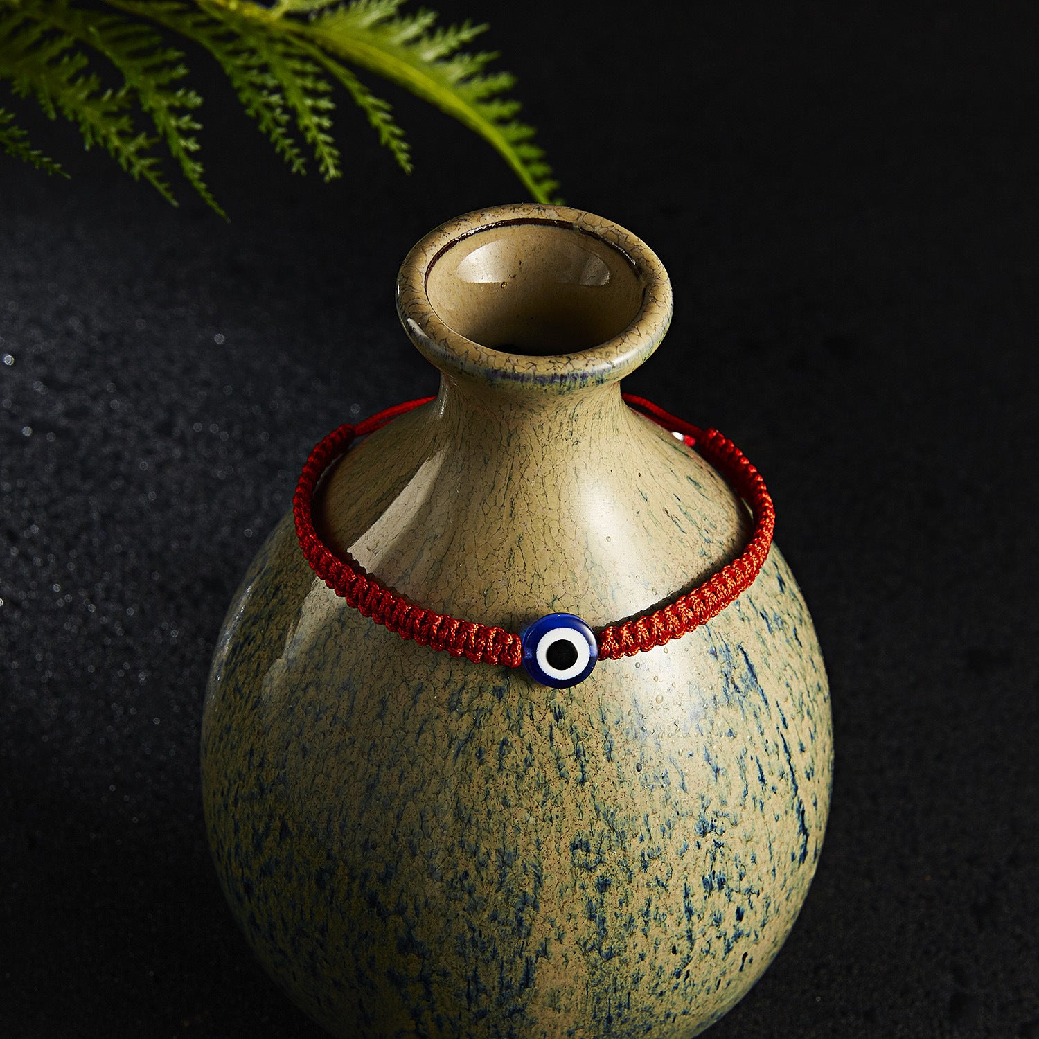 Bracelet Mauvais Œil – Bouclier Éthéré, Fil Rouge