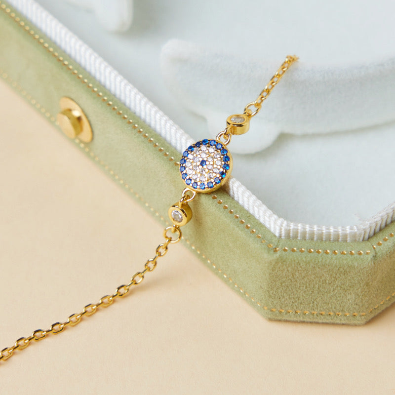 Evil Eye Bracelet – Radiance, Gold Plated Silver