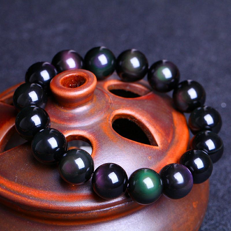 Bracelet Obsidienne Arc-en-ciel – Vitalité