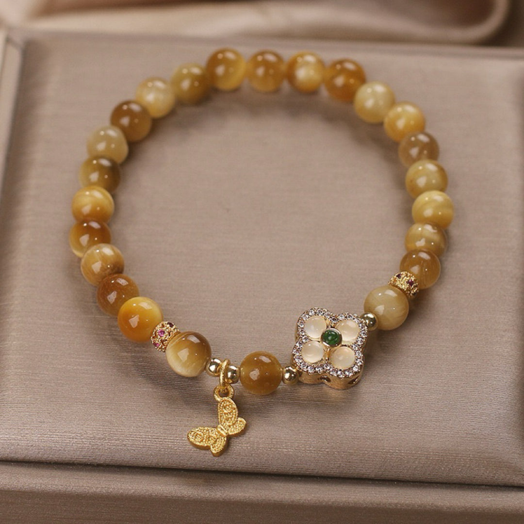 Tiger's Eye Bracelet – Butterfly Luck